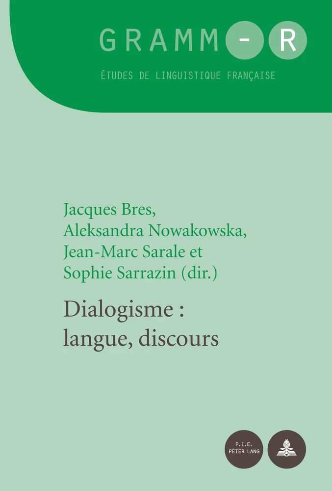 Titre: Dialogisme : langue, discours