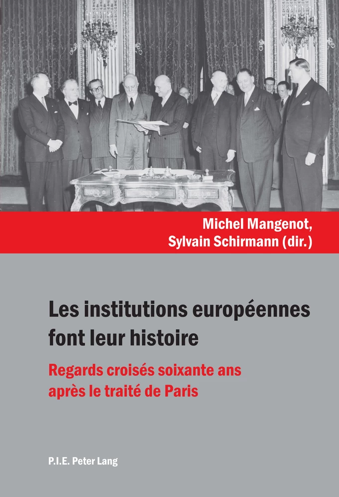 Titre: Les institutions européennes font leur histoire