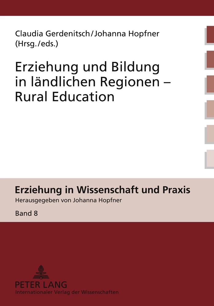 Title: Erziehung und Bildung in ländlichen Regionen- Rural Education