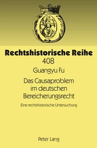 Title: Das Causaproblem im deutschen Bereicherungsrecht