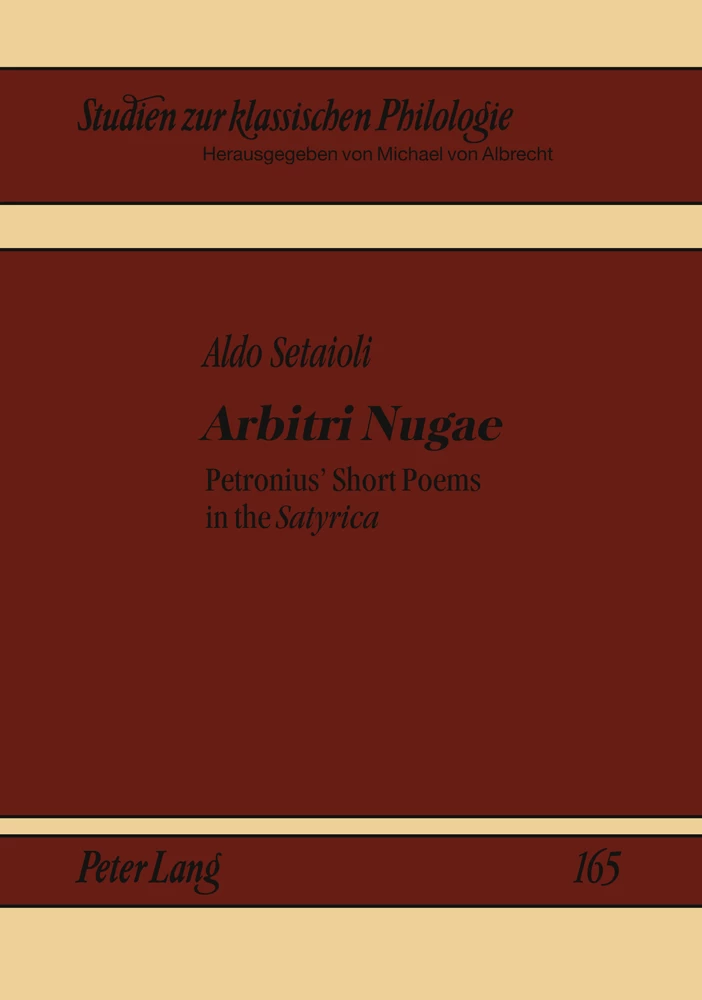 Title: Arbitri Nugae