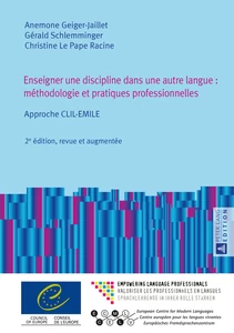 Title: Enseigner une discipline dans une autre langue : méthodologie et pratiques professionnelles