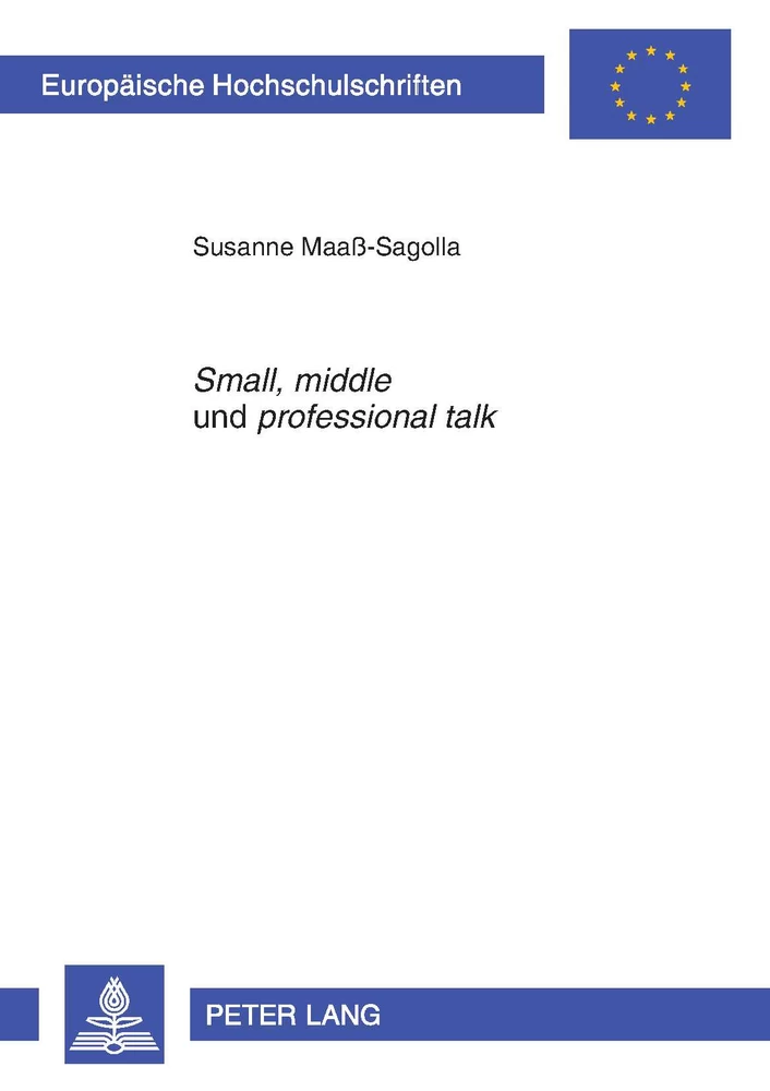 Title: «Small», «middle» und «professional talk»