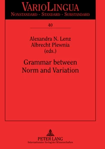 Title: Grammar between Norm and Variation