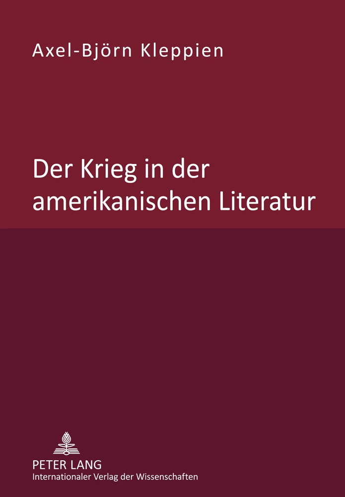 Title: Der Krieg in der amerikanischen Literatur