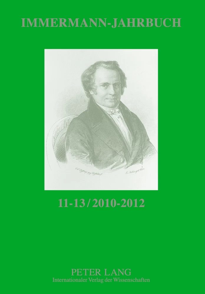 Titel: Immermann-Jahrbuch 11-13 / 2010-2012