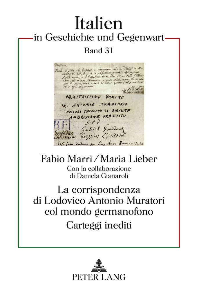 Title: La corrispondenza di Lodovico Antonio Muratori col mondo germanofono