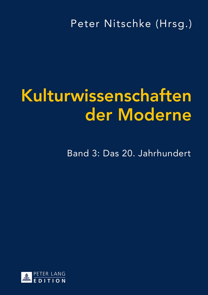 Titel: Kulturwissenschaften der Moderne