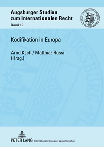Title: Kodifikation in Europa