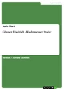 Titre: Glauser, Friedrich - Wachtmeister Studer