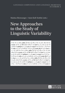 Title: New Approaches to the Study of Linguistic Variability
