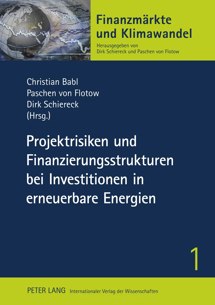 Titel: Projektrisiken und Finanzierungsstrukturen bei Investitionen in erneuerbare Energien