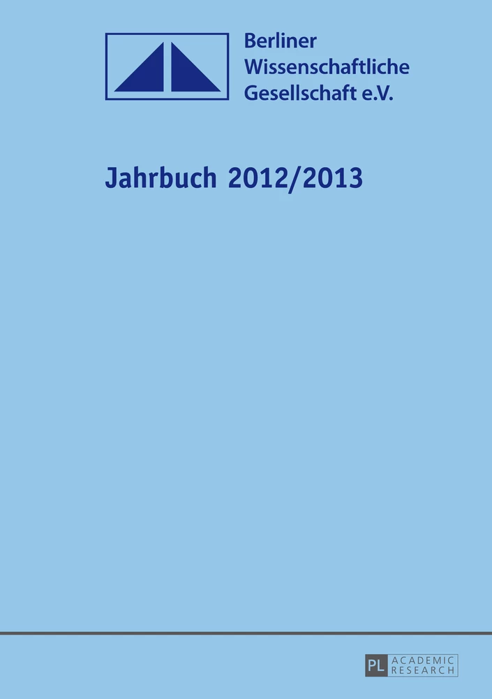 Titel: Jahrbuch 2012/2013
