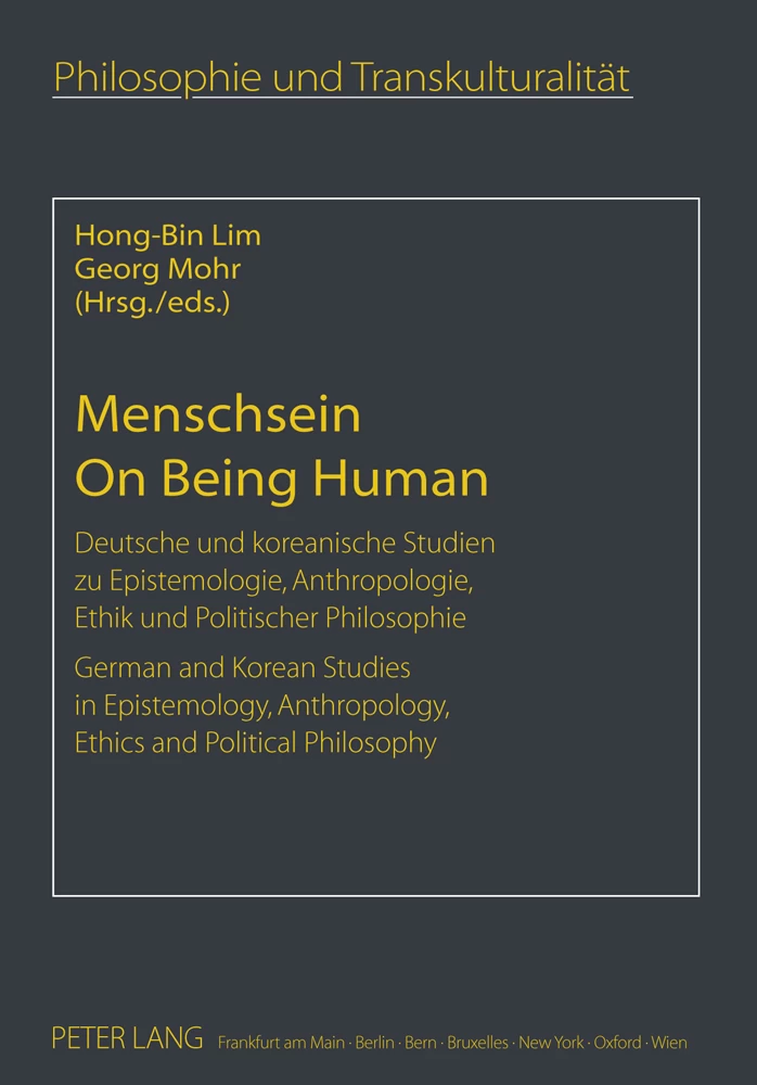 Titel: Menschsein- On Being Human