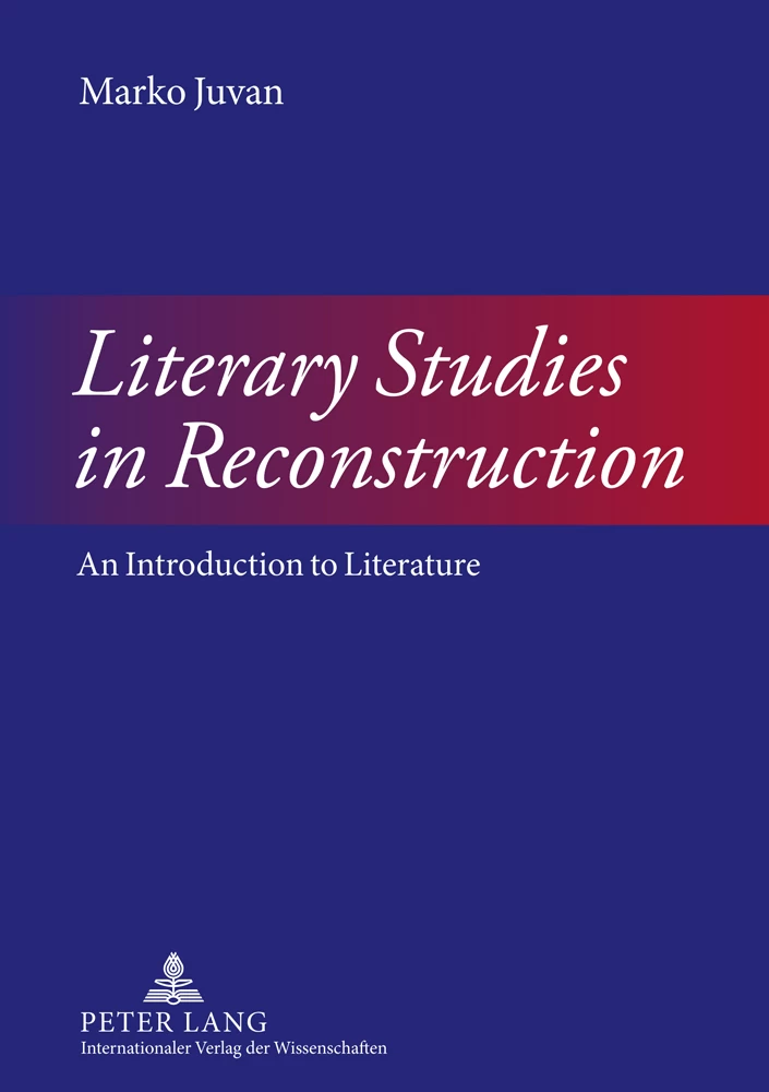 Title: Literary Studies in Reconstruction