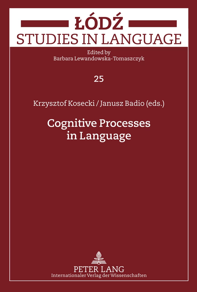 Title: Cognitive Processes in Language