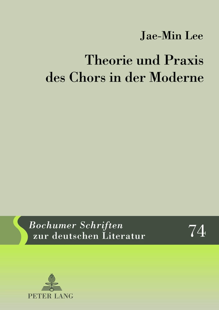 Titel: Theorie und Praxis des Chors in der Moderne