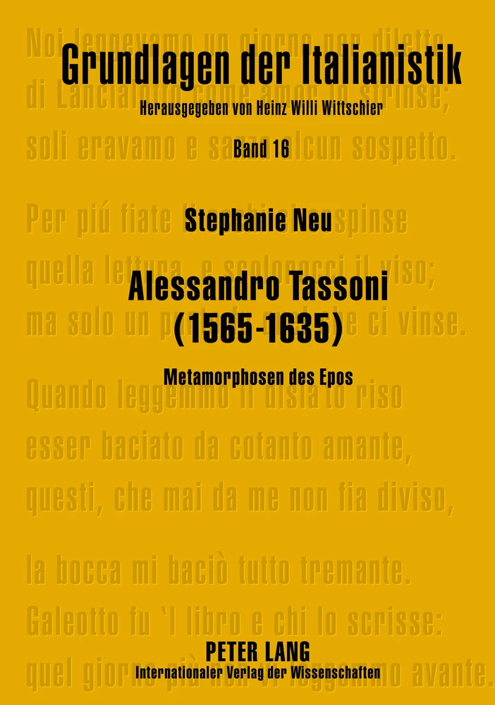 Titel: Alessandro Tassoni (1565-1635)