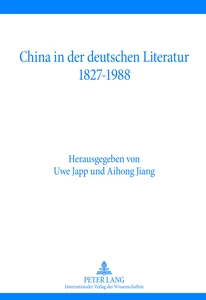 Title: China in der deutschen Literatur 1827-1988