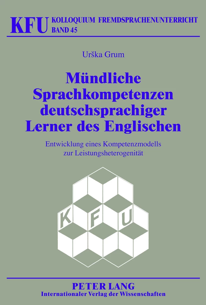 Titel: Mündliche Sprachkompetenzen deutschsprachiger Lerner des Englischen