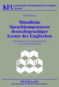 Title: Mündliche Sprachkompetenzen deutschsprachiger Lerner des Englischen