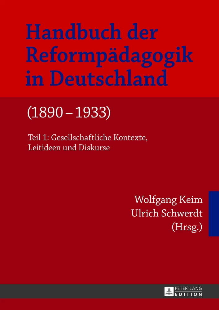 Titel: Handbuch der Reformpädagogik in Deutschland (1890–1933)