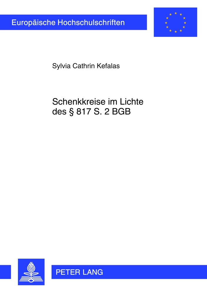 Titel: Schenkkreise im Lichte des § 817 S. 2 BGB