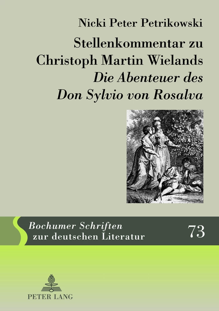 Titel: Stellenkommentar zu Christoph Martin Wielands «Die Abenteuer des Don Sylvio von Rosalva»