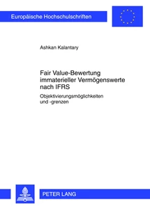 Title: Fair Value-Bewertung immaterieller Vermögenswerte nach IFRS