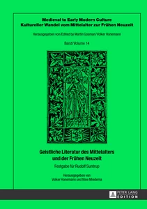 Title: Geistliche Literatur des Mittelalters und der Frühen Neuzeit
