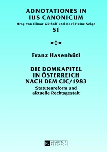 Title: Die Domkapitel in Österreich nach dem CIC/1983