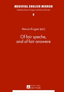 Title: Of fair speche, and of fair answere