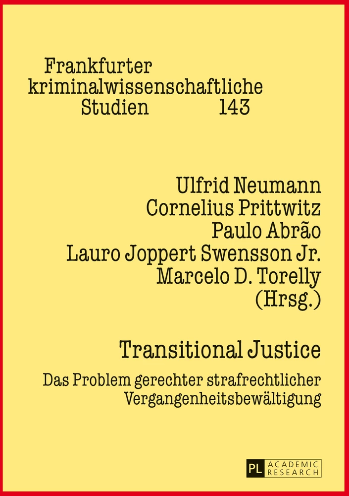 Titel: Transitional Justice