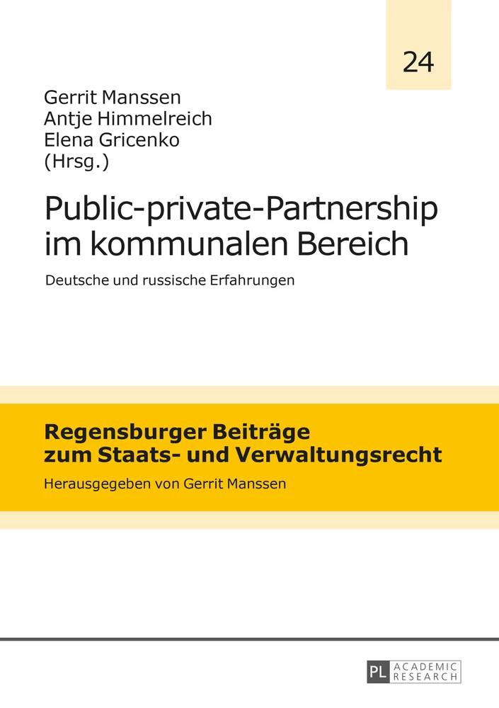 Titel: Public-private-Partnership im kommunalen Bereich