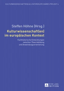 Title: Kulturwissenschaft(en) im europäischen Kontext
