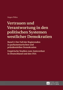 Titel: Vertrauen und Verantwortung in den politischen Systemen westlicher Demokratien
