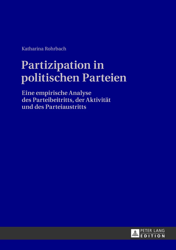 Titel: Partizipation in politischen Parteien