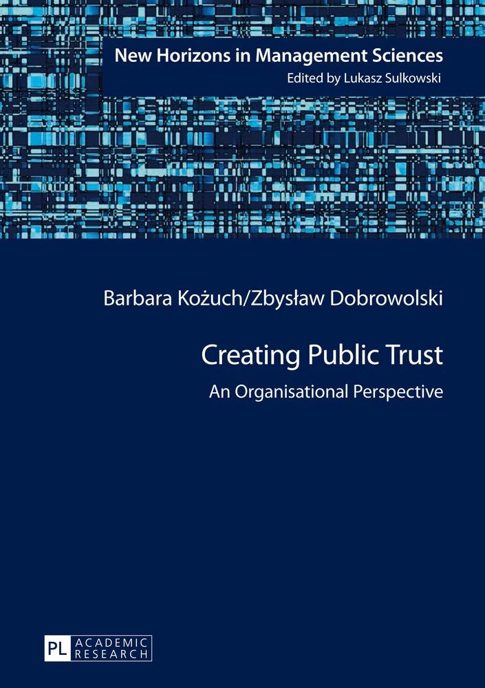 Title: Creating Public Trust
