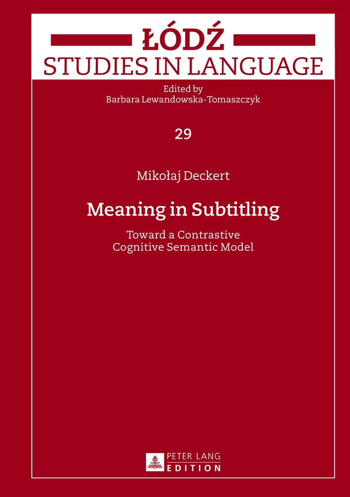 Title: Meaning in Subtitling