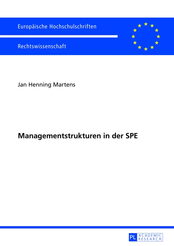 Titel: Managementstrukturen in der SPE