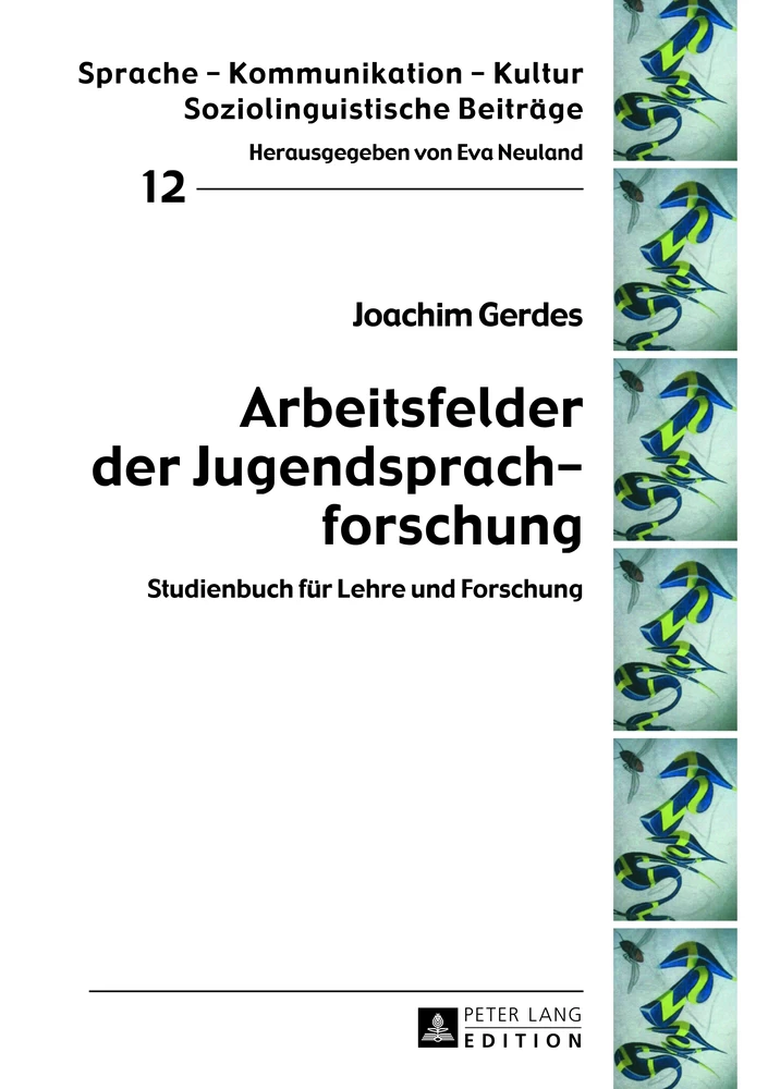 Title: Arbeitsfelder der Jugendsprachforschung