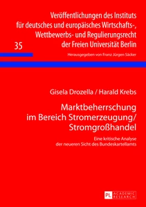 Title: Marktbeherrschung im Bereich Stromerzeugung/Stromgroßhandel