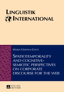 Title: Spatiotemporality and cognitive-semiotic perspectives on corporate discourse for the web