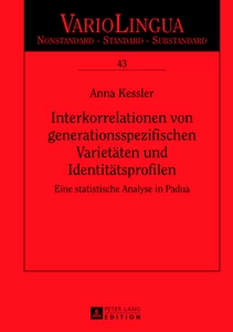 Title: Interkorrelationen von generationsspezifischen Varietäten und Identitätsprofilen
