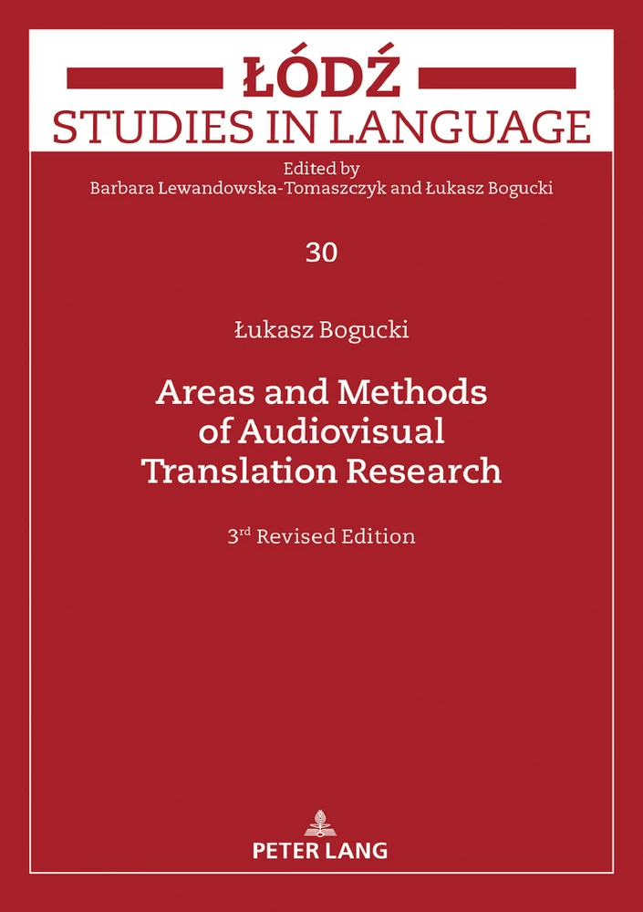 Title: Areas and Methods of Audiovisual Translation Research