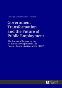 Titre: Government Transformation and the Future of Public Employment
