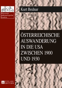 Title: Österreichische Auswanderung in die USA zwischen 1900 und 1930