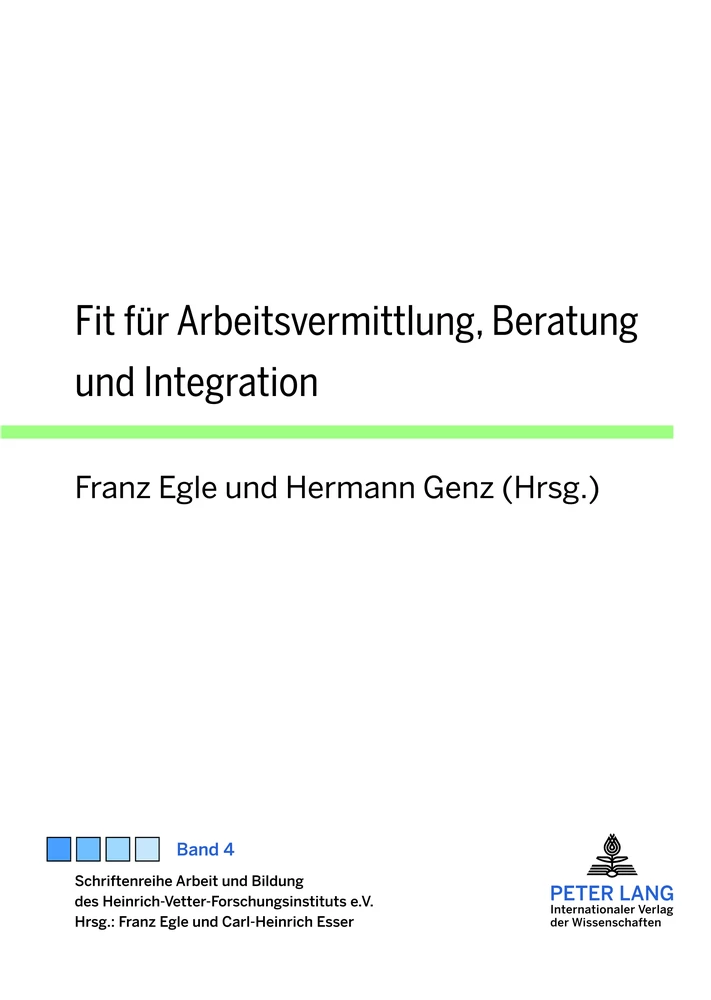 Titel: Fit für Arbeitsvermittlung, Beratung und Integration