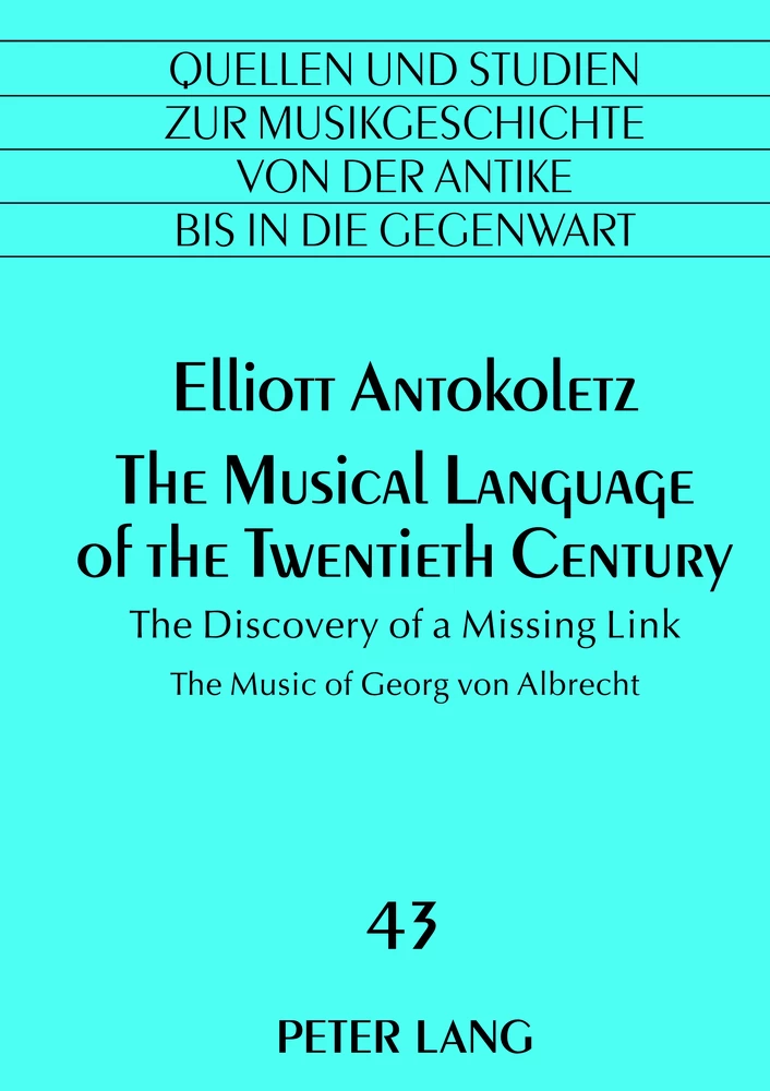Title: The Musical Language of the Twentieth Century