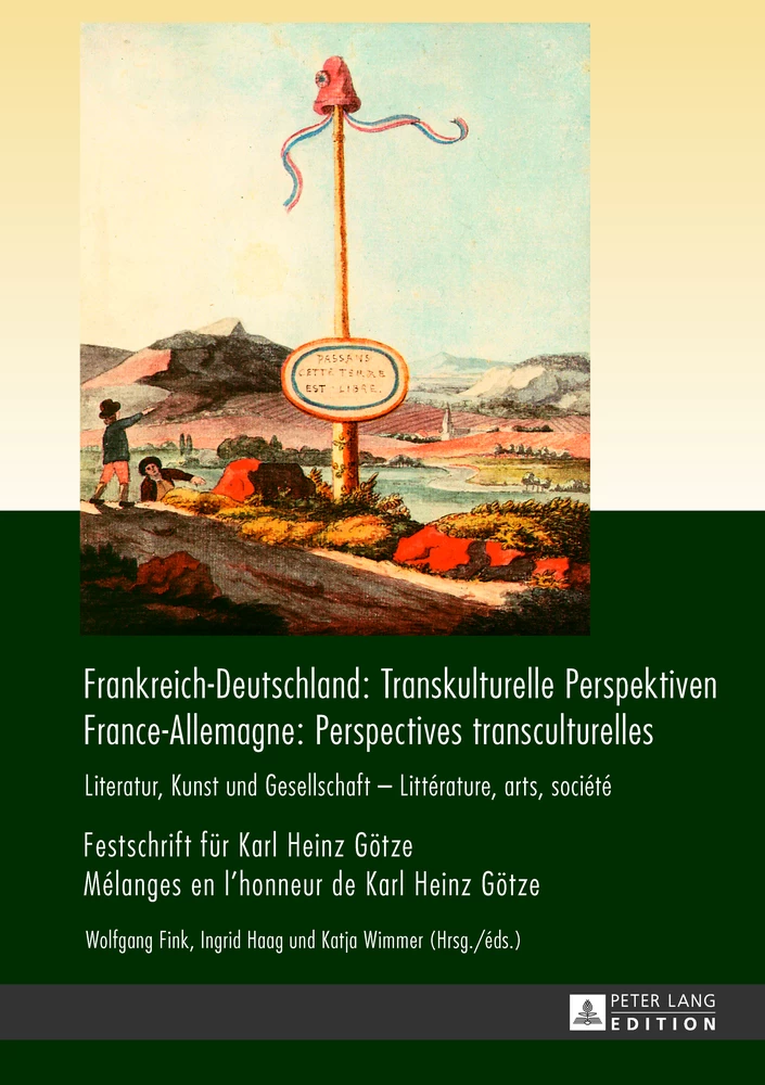 Titel: Frankreich-Deutschland: Transkulturelle Perspektiven- France-Allemagne: Perspectives transculturelles